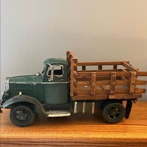 Hobby Lobby Green and Brown Rustic Truck Decor